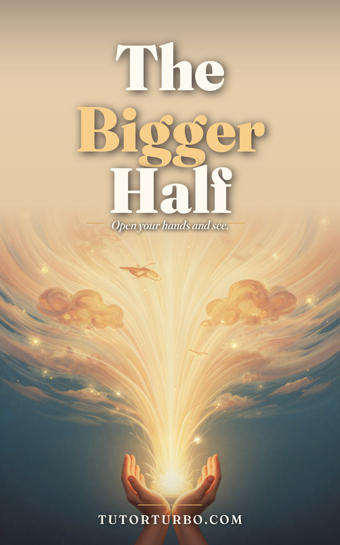 Cover of the picture book The Bigger Half