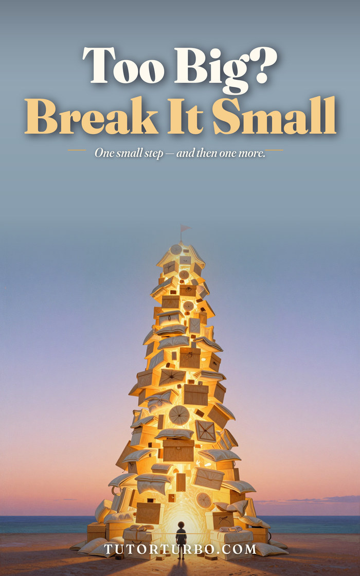 Cover of the picture book Too Big? Break It Small